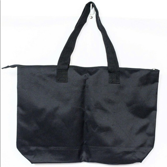 The lion king black gold and red canvas zipper closure tote bag 19/15in - Picture 2 of 7